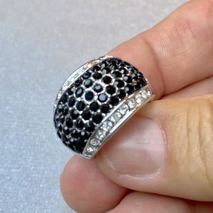 ParkLane black and white Sterling ring